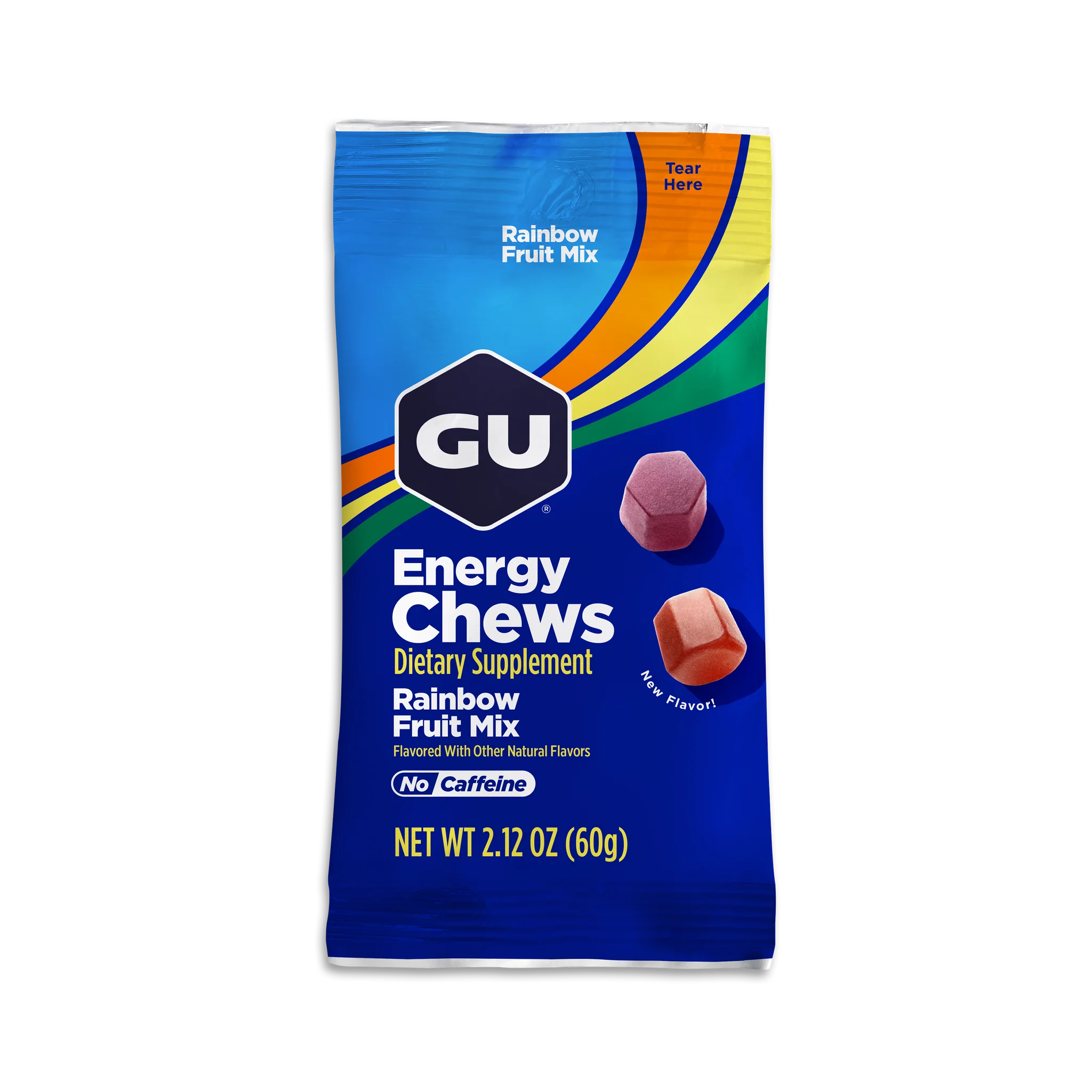 GU Energy Chews Rainbow 12 x 60 g