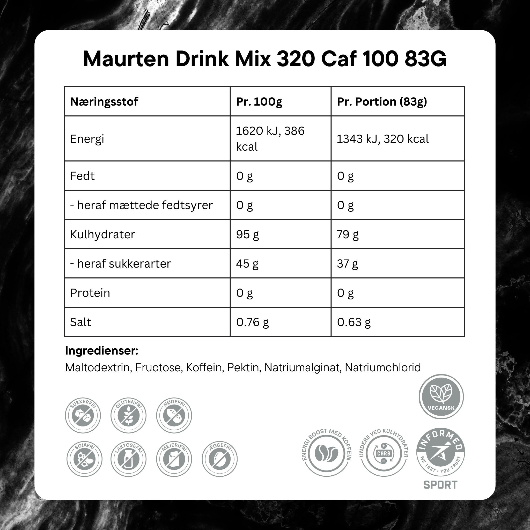 Maurten Drink Mix 320 Caf 100 (14x83g)