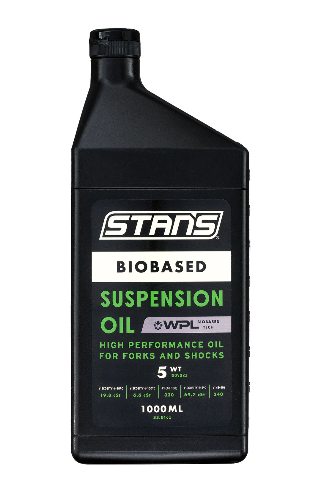 Stan's Biobased Suspension Oil - 1 liter - flere viskositeter