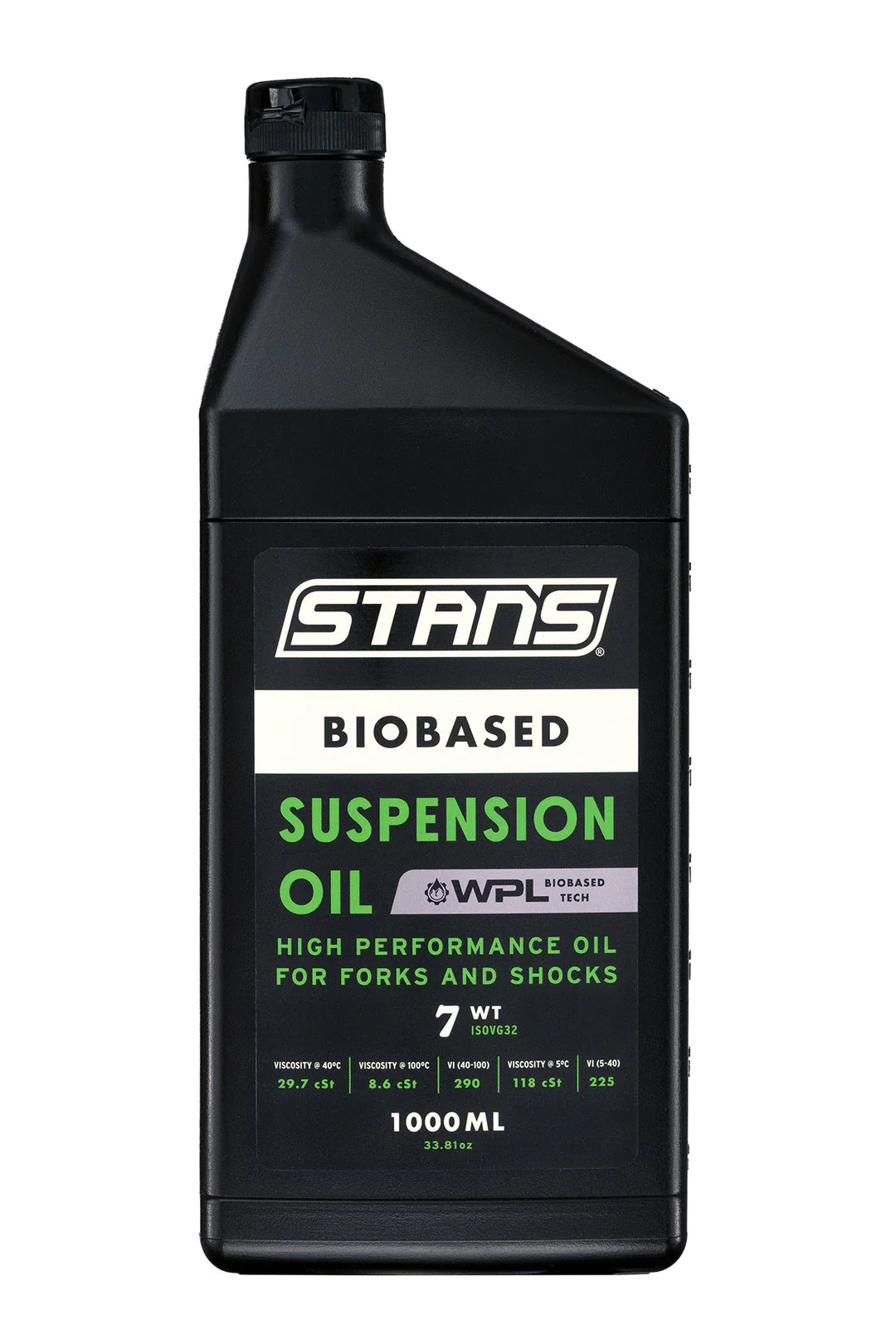 Stan's Biobased Suspension Oil - 1 liter - flere viskositeter