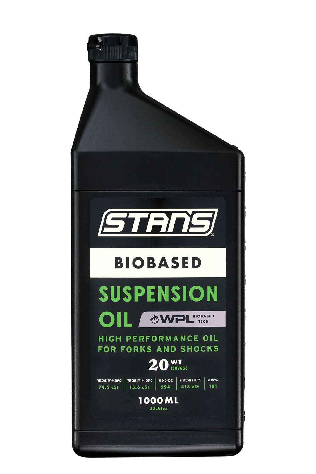 Stan's Biobased Suspension Oil - 1 liter - flere viskositeter