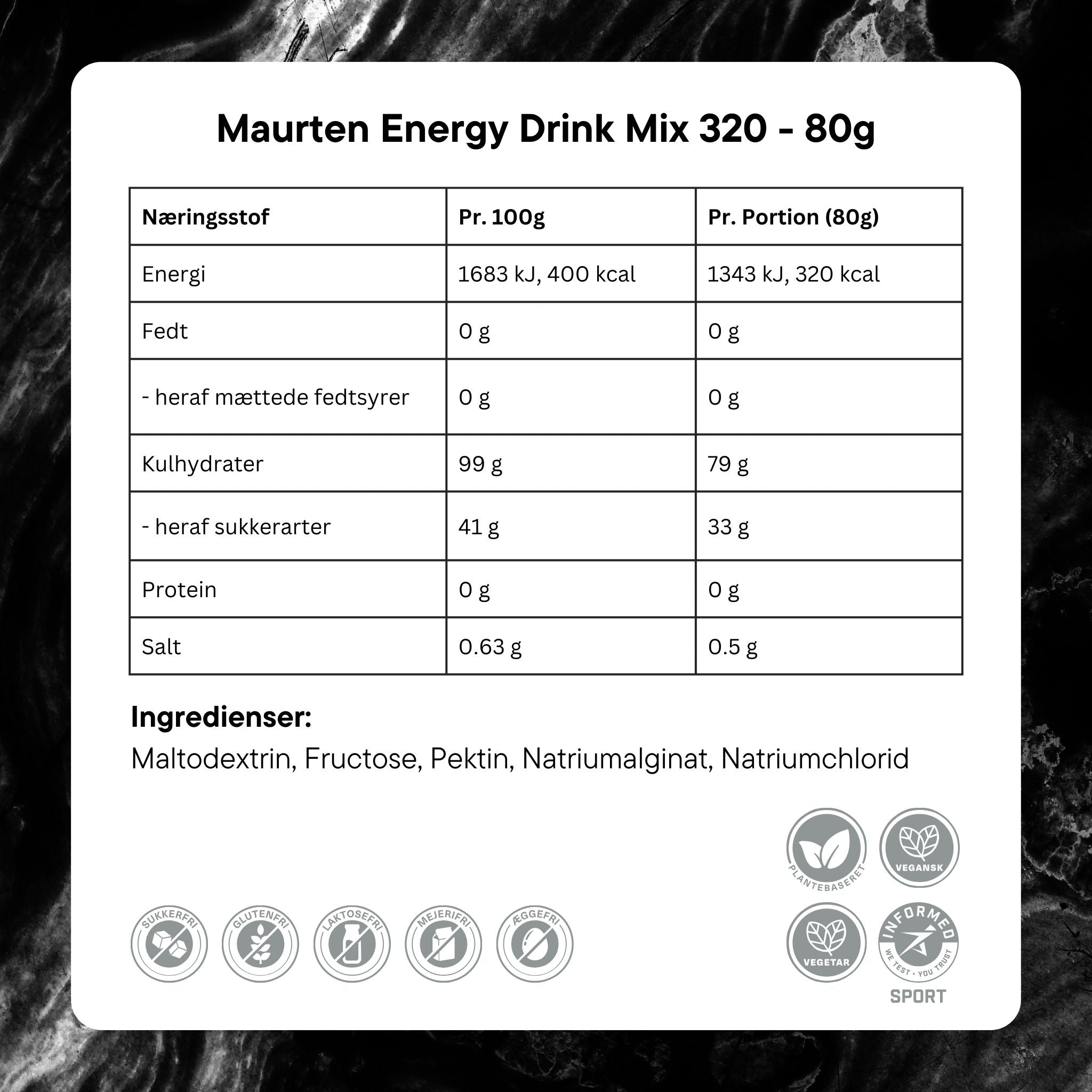 Maurten Energidrik Drink Mix 320 (14x80g)