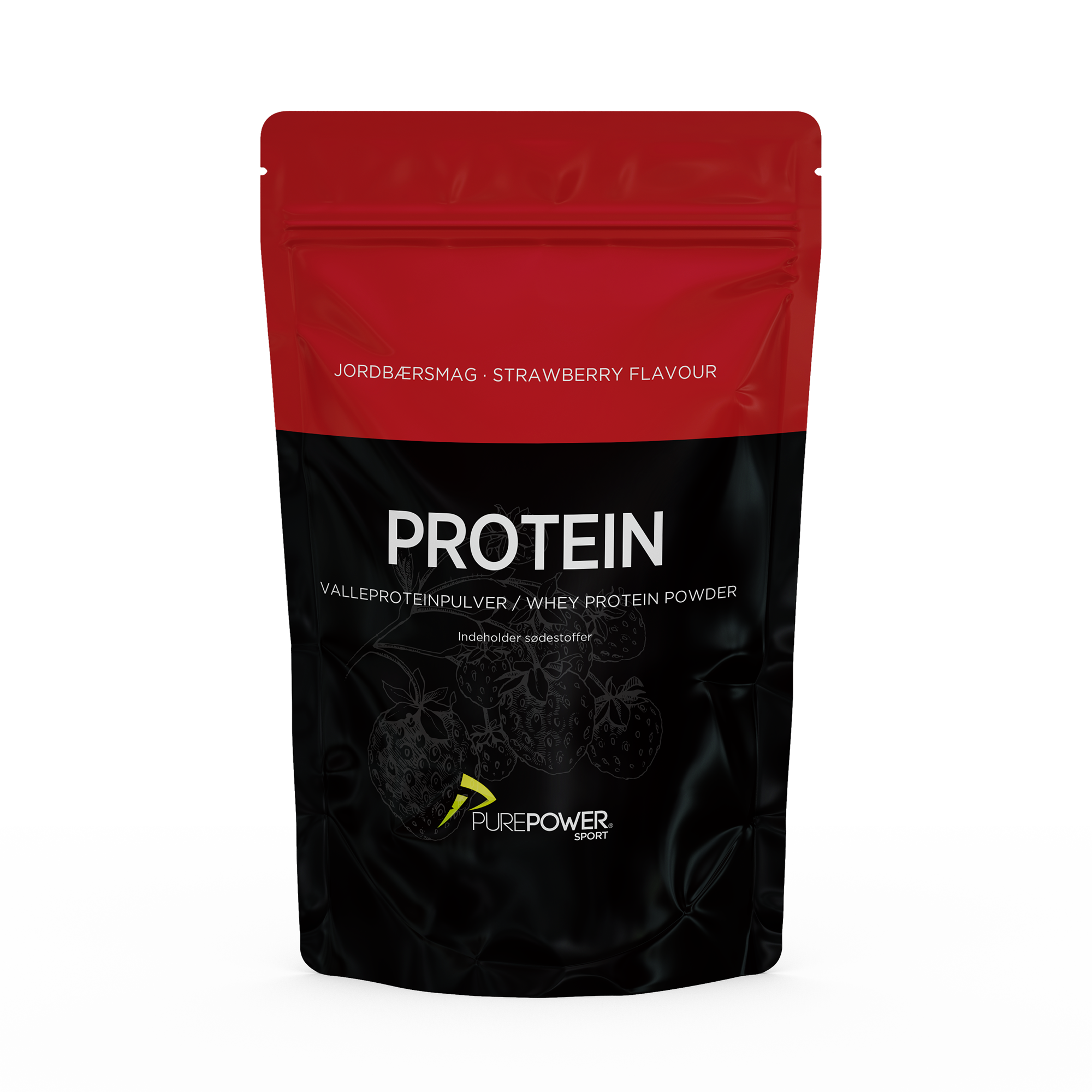 PurePower Proteindrik Jordbær 400g