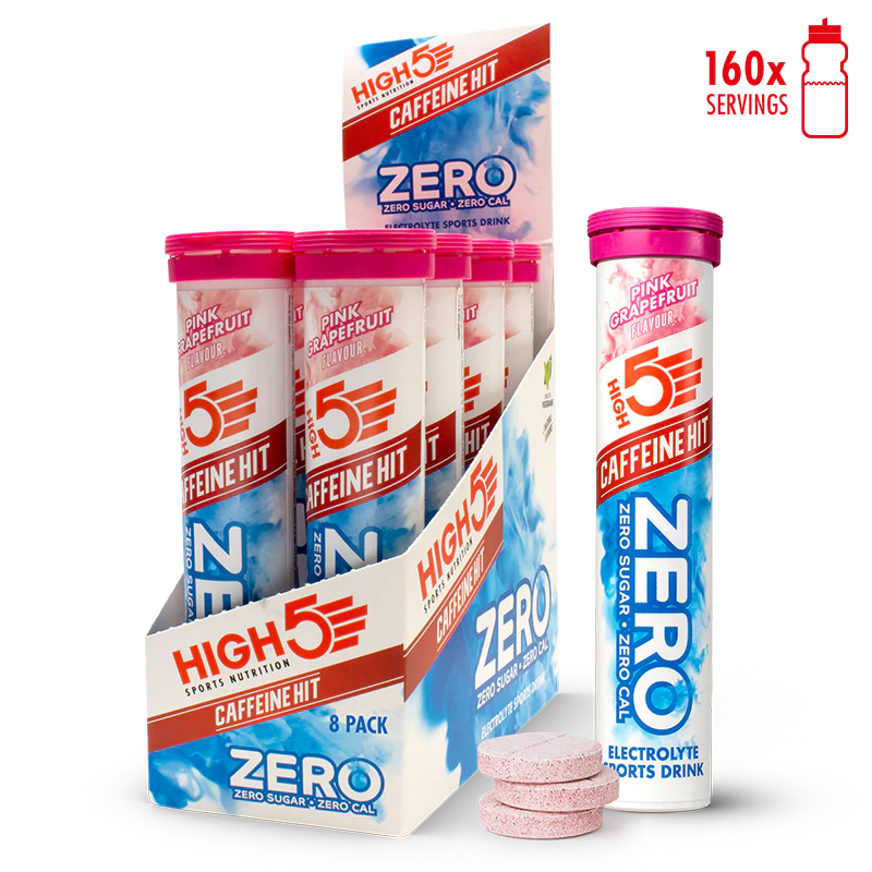 High5 Elektrolyttabs ZERO Caffeine Hit Pink Grapefruit (8x20 tabs)
