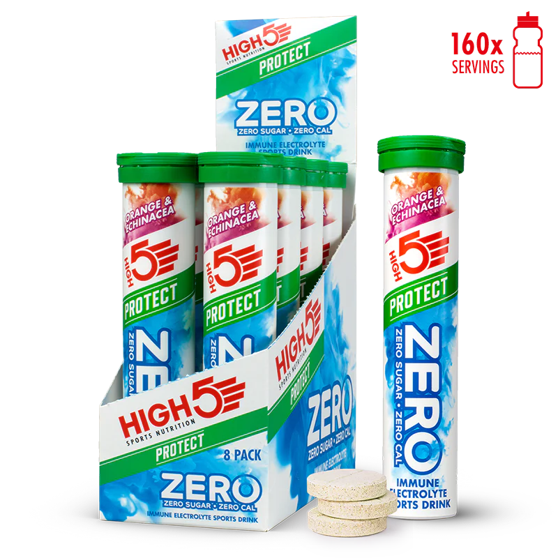 High5 Elektrolyttabs ZERO Protect Orange & Echinacea (8x20 tabs)