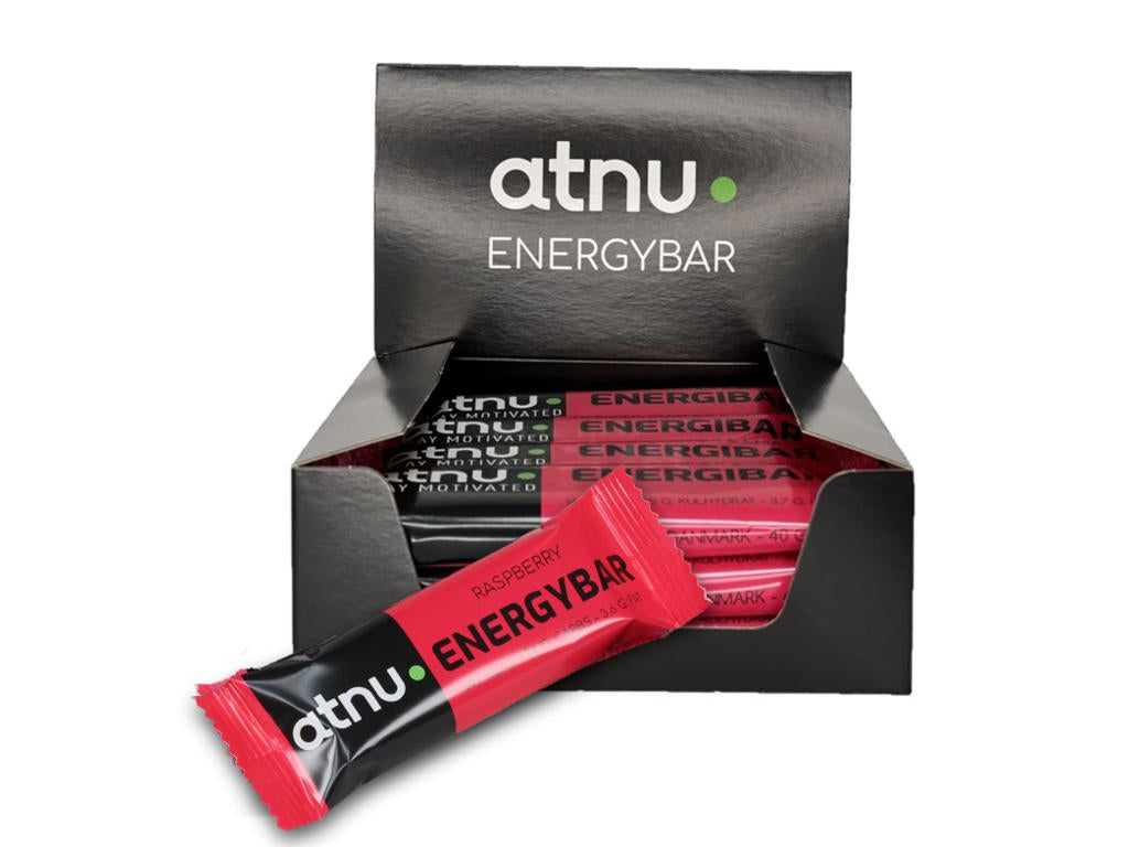 ATNU Energibar Raspberry (40g) - DATOVARE 12 stk.