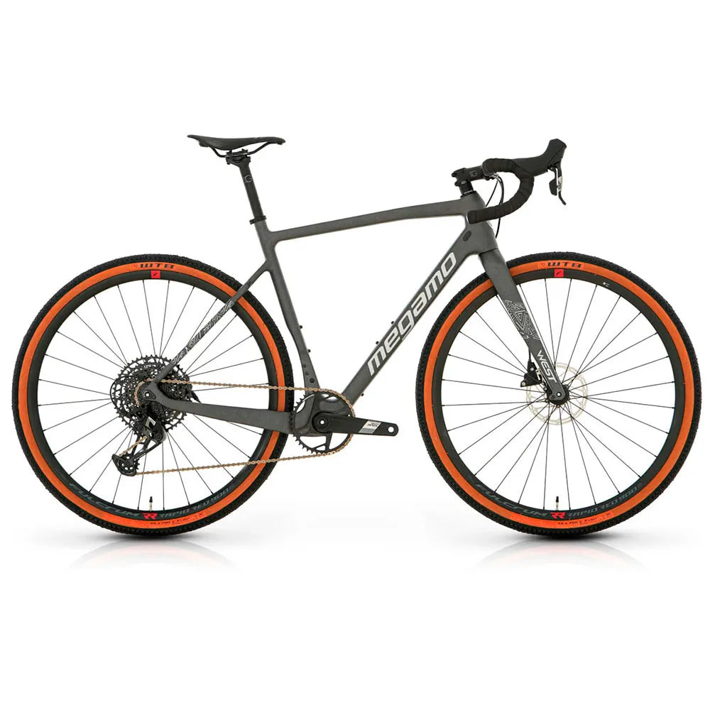 Megamo West 10 Apex 2025 gravelcykel grå