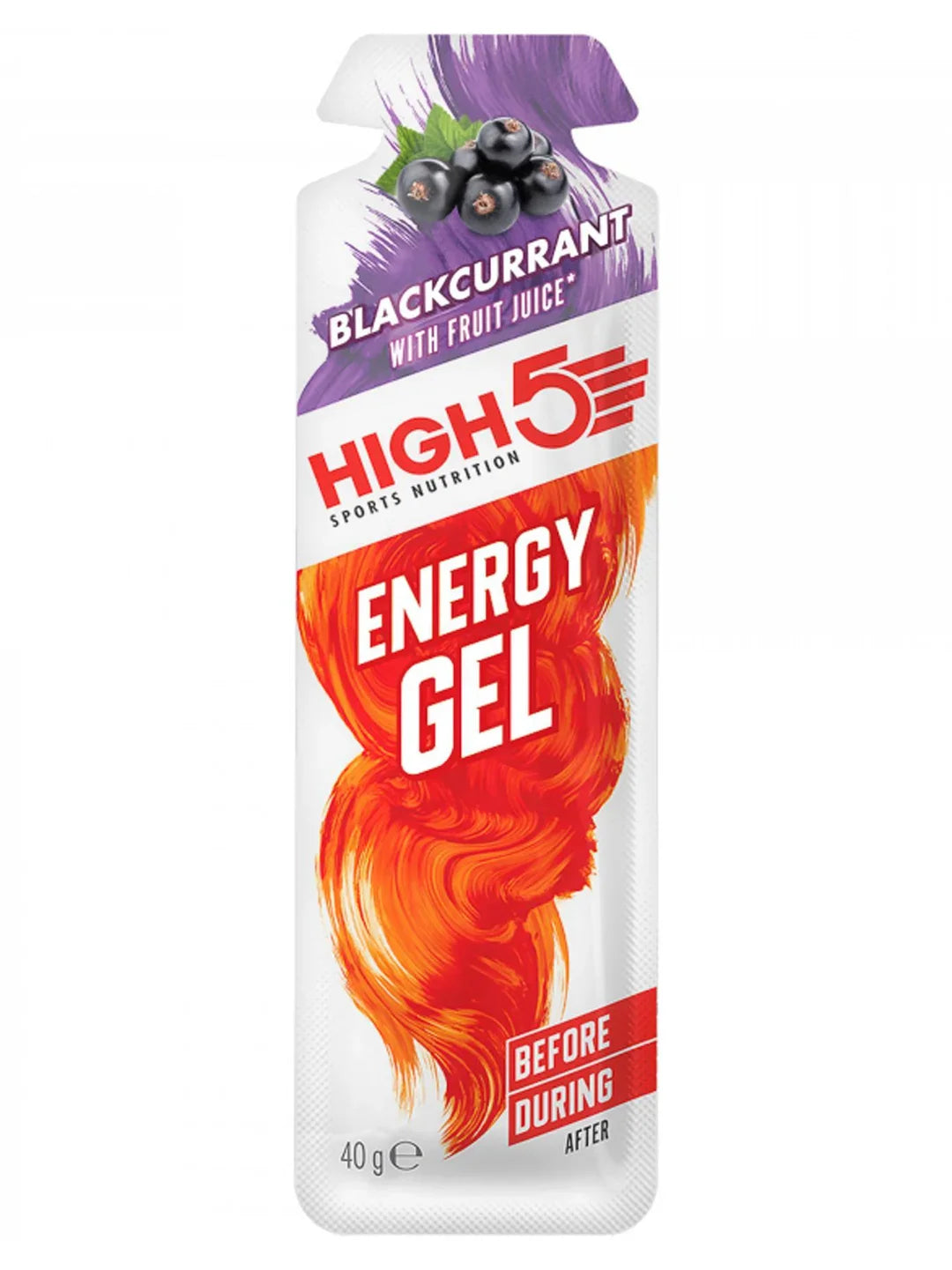 High5 Energigel Blackcurrant 1. stk. 40 g DATOVARE