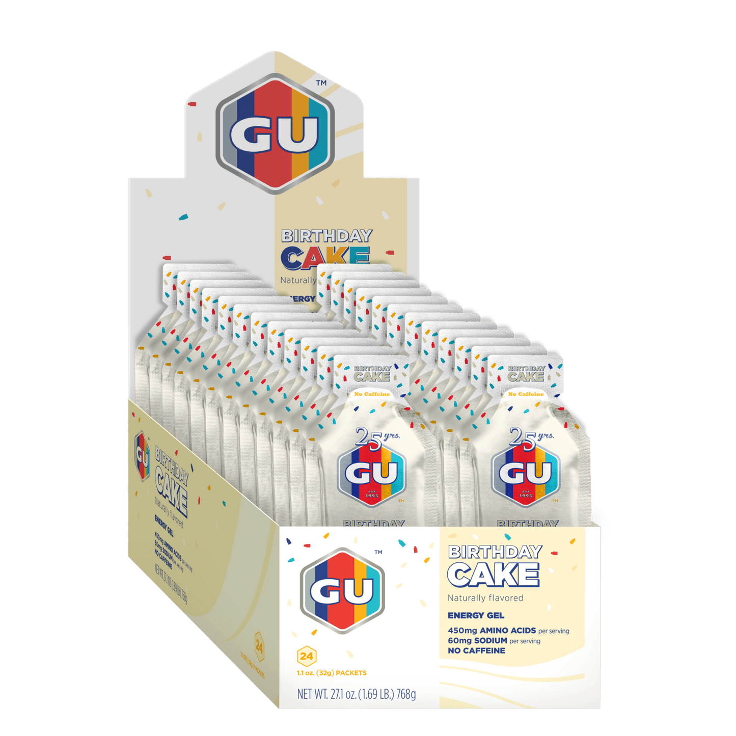 Energigel GU Energy Birthday Cake 32g - 24 pack