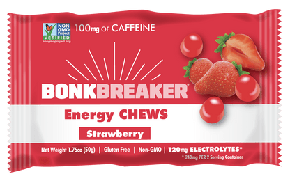 Bonk Breaker Energy Chews Strawberry Caffeine