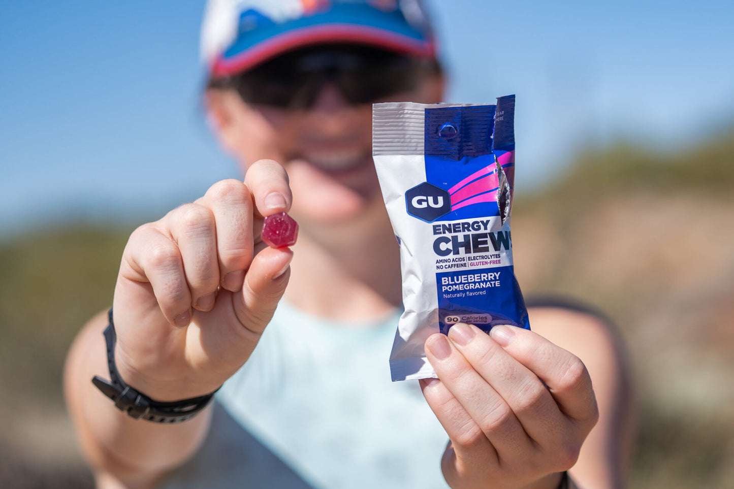 GU Energy Chews Blue Pom 60g