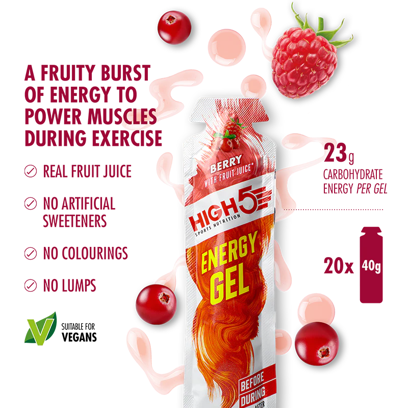 High5 Energigel Berry 40 g Datovare