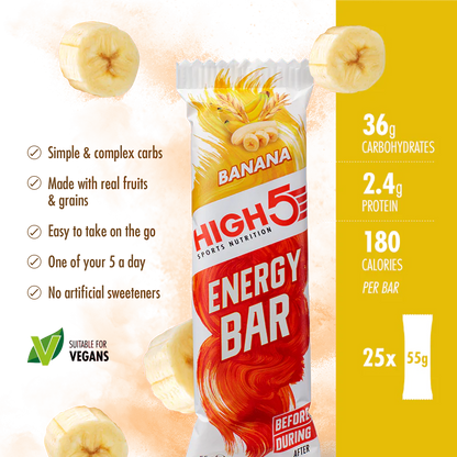 High5 Energibar Banana 55 g
