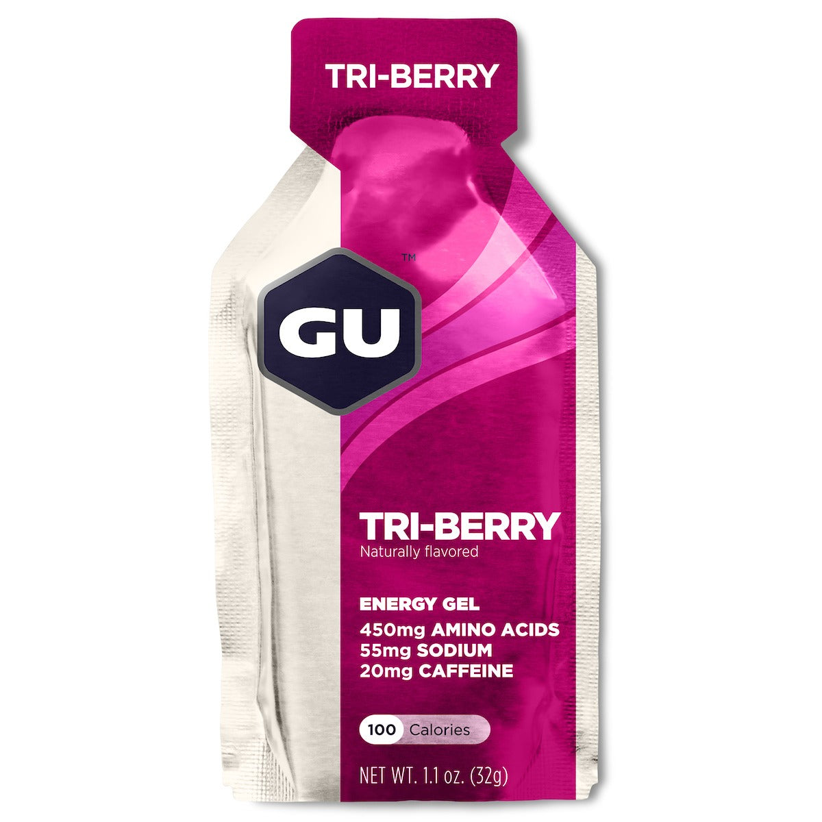 GU energigel med smag af tri berry