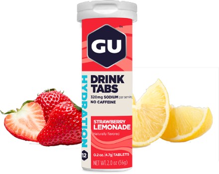 GU Energy Labs Elektrolyttabs Hydration Strawberry Lemonade (8 pack)