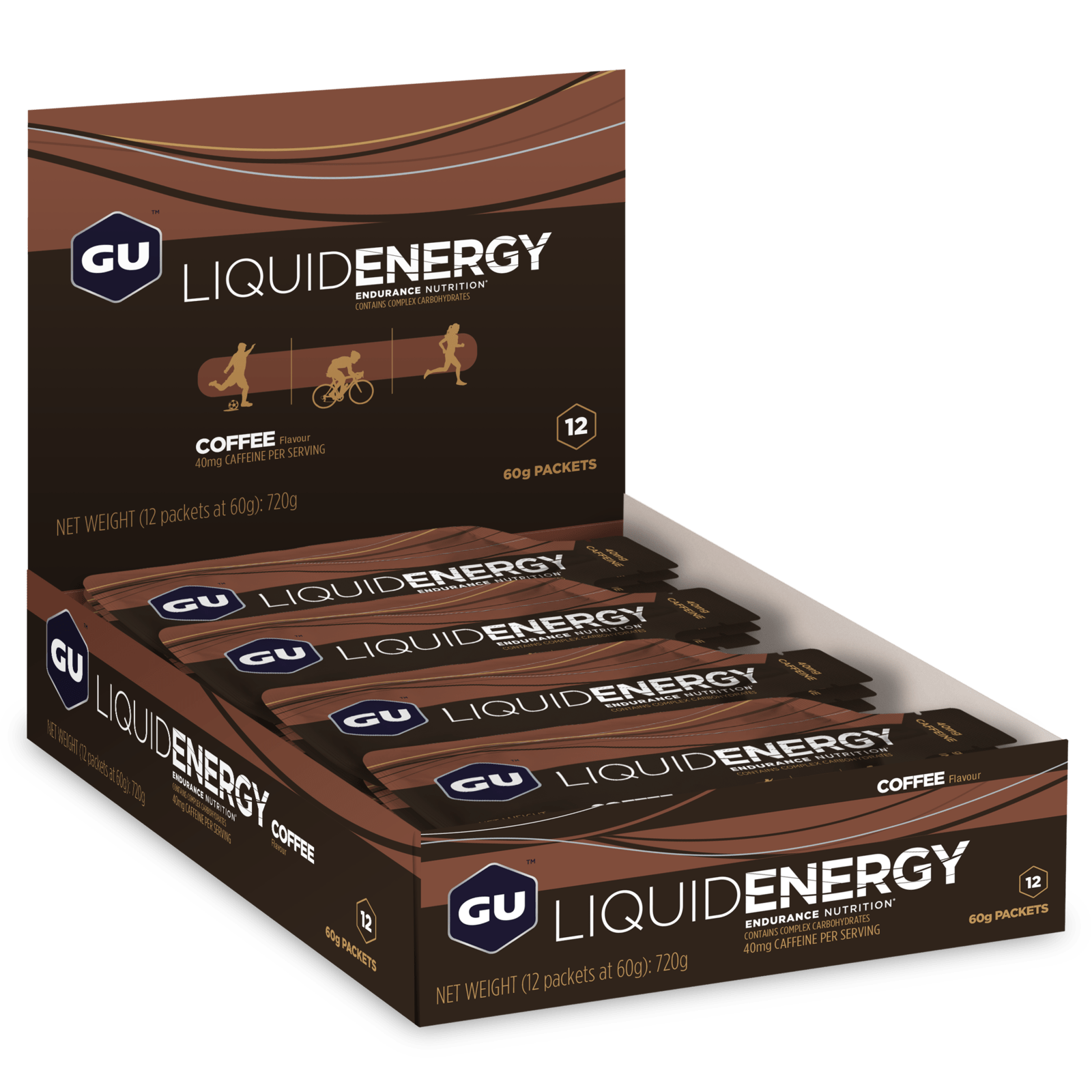 GU Energy Energigel Liquid Coffee 60g  (12 pack)