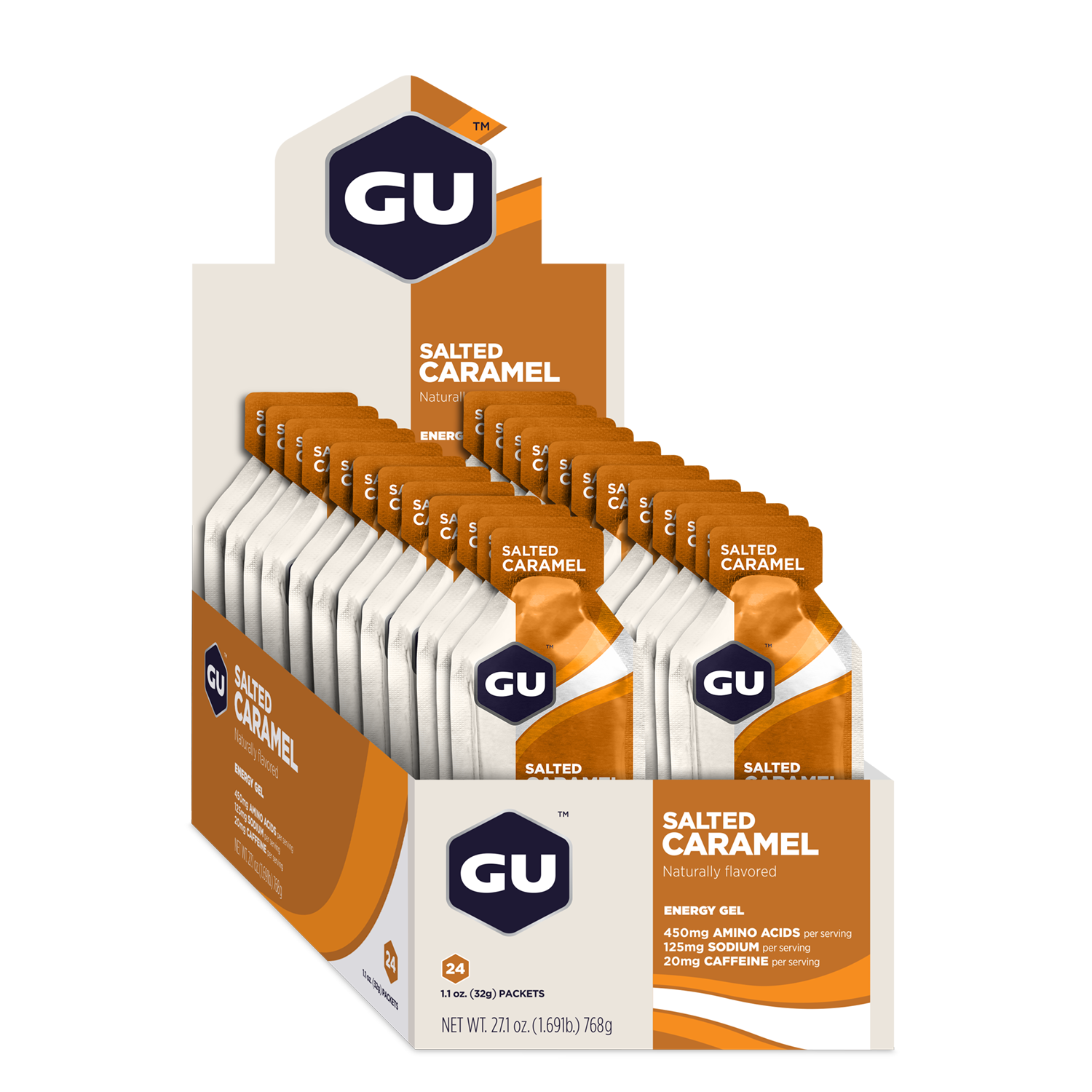 GU Energy Gel Salted Caramel Box