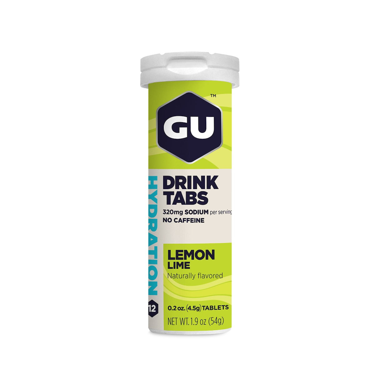Hydration Drink Tabs Fra GU Energy med smag af lemon-lime
