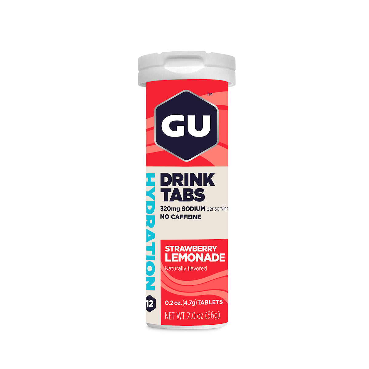 Drink Tabs fra GU Energy med smag af Strawberry Lemonade