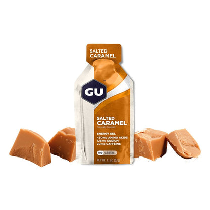 Energigel GU Energy Labs Salted Caramel med koffein 32g - DATOVARE